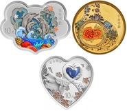 Серии монет из драгоценных металлов «Благоприятная культура». Китай