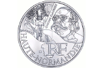 На монете «Верхняя Нормандия» выгравировали портрет Флобера