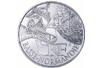 В серии «Регионы Франции» пополнение: <br> монета с изображением завоевателя Англии