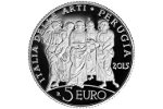 На монете «Перуджа» изображены редкие фрески
