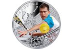 На «теннисной монете» показан удар Ежи Яновича