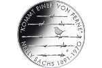 В Германии отчеканили монету в честь Нелли Закс