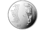 В Литве выпустили монету в честь Майрониса (50 литов)