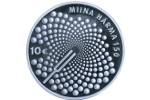В Эстонии представили монету в честь Мийны Хярма