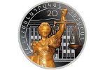 Представлена монета «20-летие Конституционного Суда Республики Армения»