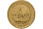В Дании отчеканили монету «Рыболовное судно» (20 крон)