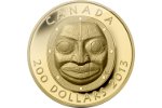 Маска «Бабушка Луна» украсила канадские монеты