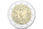 Монету «Евро-2016» изготовили в биметалле