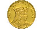 Золотую монету «Корона королевы Марии» представили в Румынии