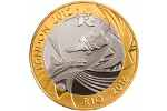 Передача олимпийской эстафеты – мотив целой серии британских монет
