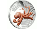 Осьминог на австралийской монете номиналом 50 центов