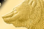 Монеты «Медведь гризли» - в золоте и платине