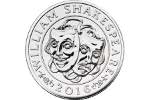 Монета «Уильям Шекспир» - участница акции «£50 за £50»