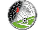Три белорусские монеты посвящены Чемпионату мира по футболу