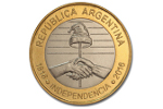Тираж биметаллической аргентинской монеты – 200 млн штук