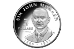 Сэр Джон Монаш – на банкноте и монетах