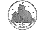 Монету Острова Мэн посвятили сибирской кошке