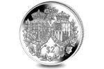 Серебряная монета – в честь юбилея бракосочетания королевы
