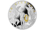 «In Victoria» - серебряная монета с селективным золочением