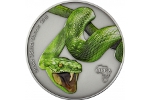 Монету Габона украсила змея