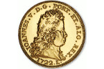 В Португалии выпустили реплики золотой монеты 1722 года