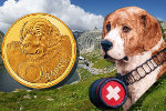 Золотую монету «Барри» выпустили в Швейцарии