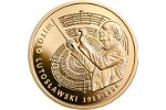 Третья монета в честь Лютославского. На этот раз – золотая!
