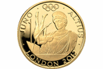 Богиня Юнона отчеканена на монете посвященной Летним Олимпийским Играм 2012 года