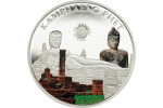 Коллекционную монету украсили статуи Будды