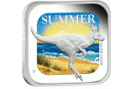 В Австралии показана квадратная монета «Лето 2013»