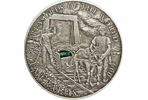 Республика Палау выпустила монету "Изумруд" (Emerald) номиналом 5 долларов