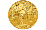На канадских монетах показан фрагмент морского сражения