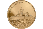 Монета «Ракетный катер “Гдыня”» - новая в серии «Польские корабли»