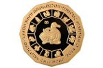 Монеты Казахстана «Год Лошади» имеют форму двенадцатигранника