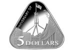 Первая в Австралии треугольная монета – средство наличного платежа