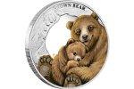 В серии «Материнская любовь» появилась монета «Бурый медведь»