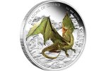 Европейский зеленый дракон – на монете Тувалу