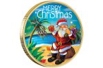 «Счастливого Рождества» - традиционные монета и марка