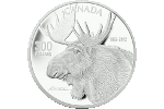 В Канаде показали три монеты с изображением лося