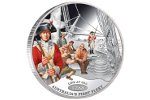 На монете «Жизнь в море» изображены первые поселенцы Австралии