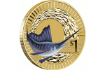 Рыба-парусник - на четвертой монете серии «Животные-спортсмены»