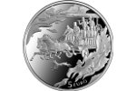 Монета «150-летие латвийской пожарной службы» изготовлена в Голландии