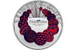 Монета «Песенный конкурс “Евровидение-2017”» представлена на Украине