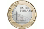 В Финляндии отчеканили монету «Мост “Свечи лесоруба”»