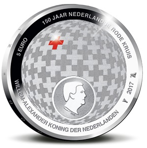 В Нидерландах отчеканили монеты в честь 150-летия Красного Креста