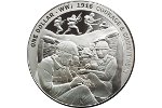 Битва на Сомме: монета - в память о новозеландских солдатах