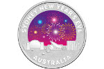 Монета «Новогодняя ночь Сиднея» стала доступна нумизматам