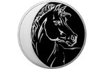Банк России представил монету с изображением лошади