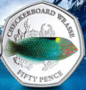 Рыба-«шахматная доска» - монета Британских островов