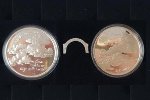 Комплект монет «Эдуард Вейденбаум» напоминает очки
